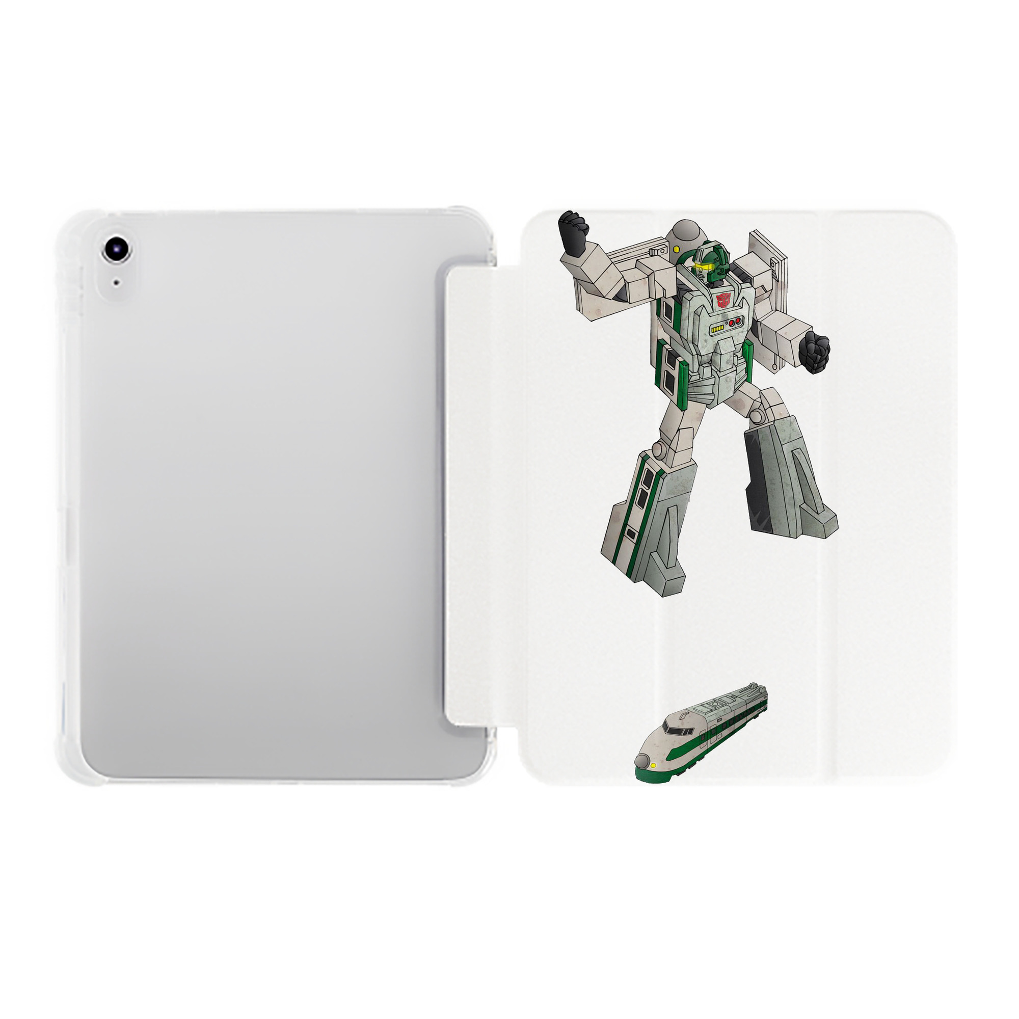 （画像用）  IPad ケース ペン収納付き 三つ折りスタンド PUレザー×シリコン 対応機種9.5/10.5/10.9インチ
